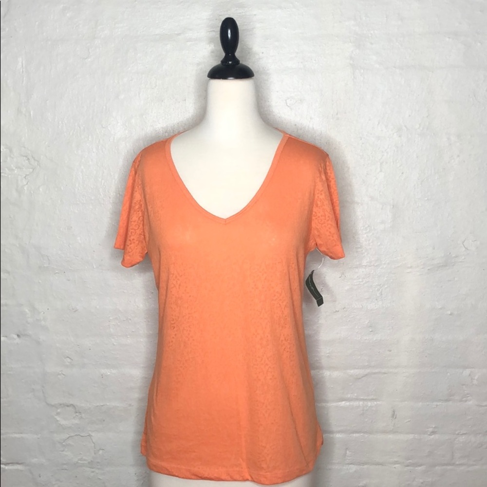 EDDIE BAUER burnout knit top
